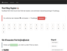 Tablet Screenshot of foodfeed.de